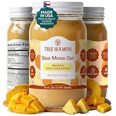 TrueSeaMoss Wildcrafted Irish Sea Moss Gel - MANGO/PINEAPPLE, 1