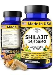 Lunakai Shilajit Extract with Ashwagandha, Rhodiola & Cordyceps
