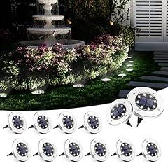 SOLPEX Solar Ground Lights, 12 Pack