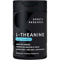 SPORTS RESEARCH L-Theanine Double Strength Softgels
