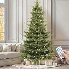 YITAHOME 6.5ft Pre-Lit Aspen Fir Christmas Tree