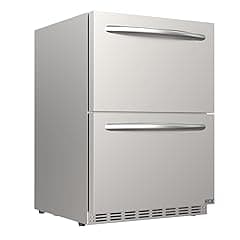 HCK Outdoor Double Drawer Beverage Fridge