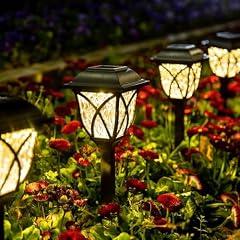 GIGALUMI Solar Garden Lights 6-Pack