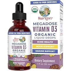 MaryRuth Organics Vitamin D3 Liquid Drops 4000 IU