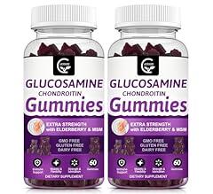 GORNVB Glucosamine Chondroitin with MSM & Elderberry Gummies