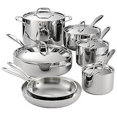 Tramontina Gourmet Tri-Ply Clad 12-Piece Cookware Set