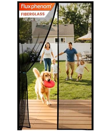 Magnetic screen doors