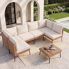 Aoxun Wicker Patio Furniture Set