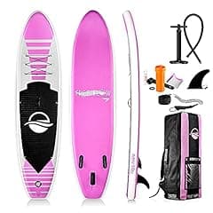 SereneLife Inflatable Stand Up Paddle Board Set