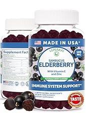Lunakai Elderberry Gummies Immune Support 60ct