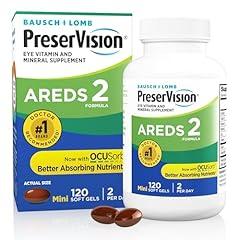 PreserVision AREDS 2 Eye Vitamin Supplement 120 Softgels