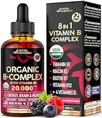 NUTRAHARMONY Organic B-Complex Liquid Drops 2fl oz