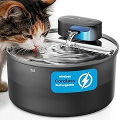 Oneisall Cat Water Fountain 108oz Stainless Steel