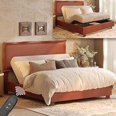 FLEXISPOT Adjustable Bed with Headboard, Queen