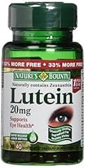 Nature's Bounty Lutein 20mg, 40 Softgels (Pack of 4)