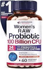 Wholesome Wellness Women's Probiotics 100 Billion CFUs
