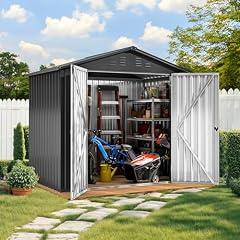 DWVO Metal Outdoor Storage Shed