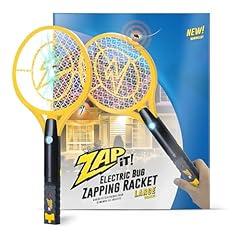 ZAP IT! Rechargeable Bug Zapper Racket
