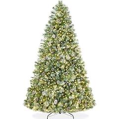 12ft Pre-Lit Scotch Pine Christmas Tree
