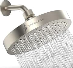 SparkPod Elegant Brushed Nickel Shower Head