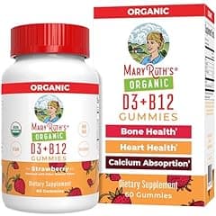 MaryRuth Organics Vitamin D3 + B12 Gummies