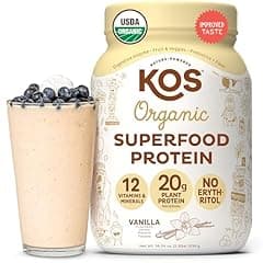 KOS Vegan Protein Powder Vanilla USDA Organic