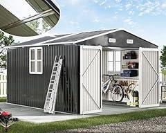 Amerlife Galvanized Steel Storage Shed