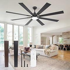 ZMISHIBO 72 Inch Large Ceiling Fan with Remote