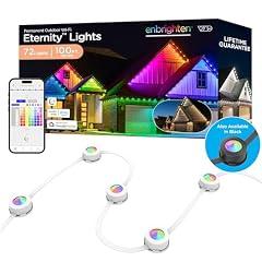 Enbrighten Vibe Eternity Outdoor Lights, 100ft, RGBWIC