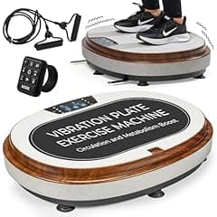 LifePro RelaxaVibe Vibration Plate with Heated Ottoman