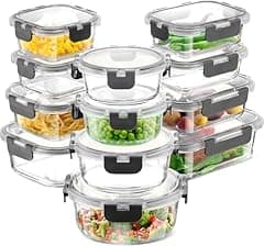 FineDine Glass Storage Containers Set