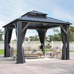 Gartoo 10'x10' Outdoor Hardtop Gazebo