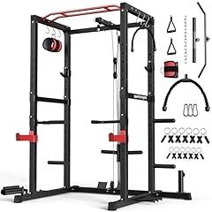 Sportsroyals Power Rack with LAT Pulldown System