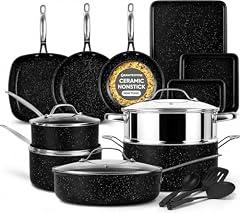 Granitestone 20-Piece Nonstick Cookware Set