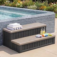 Hot Tub Steps with Storage