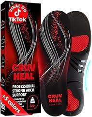 Cruvheal Orthotic High Arch Support Insoles