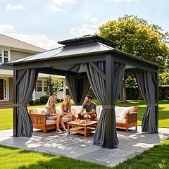 YITAHOME Gazebo 10x10FT Hardtop Canopy