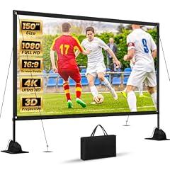 150" Portable Projector Screen with Stand