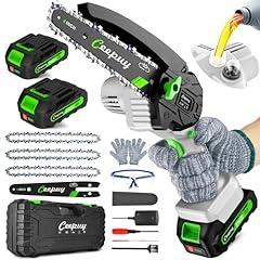 CEEPUY 6 Inch Cordless Mini Chainsaw