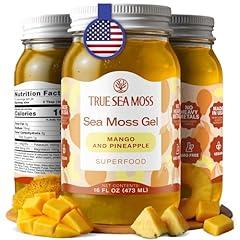TrueSeaMoss Wildcrafted Irish Sea Moss Gel - MANGO/PINEAPPLE, 1