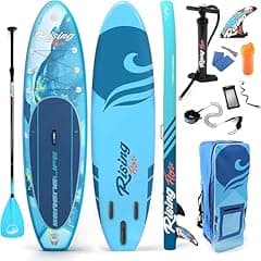 SereneLife Inflatable Stand Up Paddle Board Set