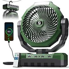 FRIZCOL 3-in-1 Rechargeable Camping Fan