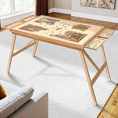 TEAKMAMA Puzzle Board with Drawers