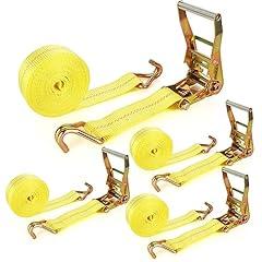 LISHINE Heavy Duty Ratchet Tie Down Straps