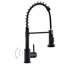 WEWE Matte Black Touchless Kitchen Faucet