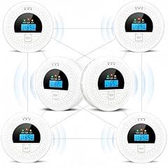 Interconnected Smoke and CO Detector 6-Pack
