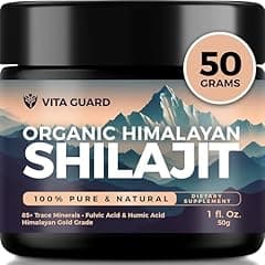 Himalayan Organic Shilajit Resin - 500mg Pure Shilajit Supplement