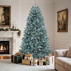 YITAHOME 6 FT Prelit Blue Spruce Christmas Tree