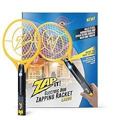 Zap It! Bug Zapper Racket with Blue Light