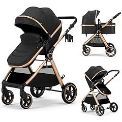 Accombe Convertible Baby Stroller and Bassinet
